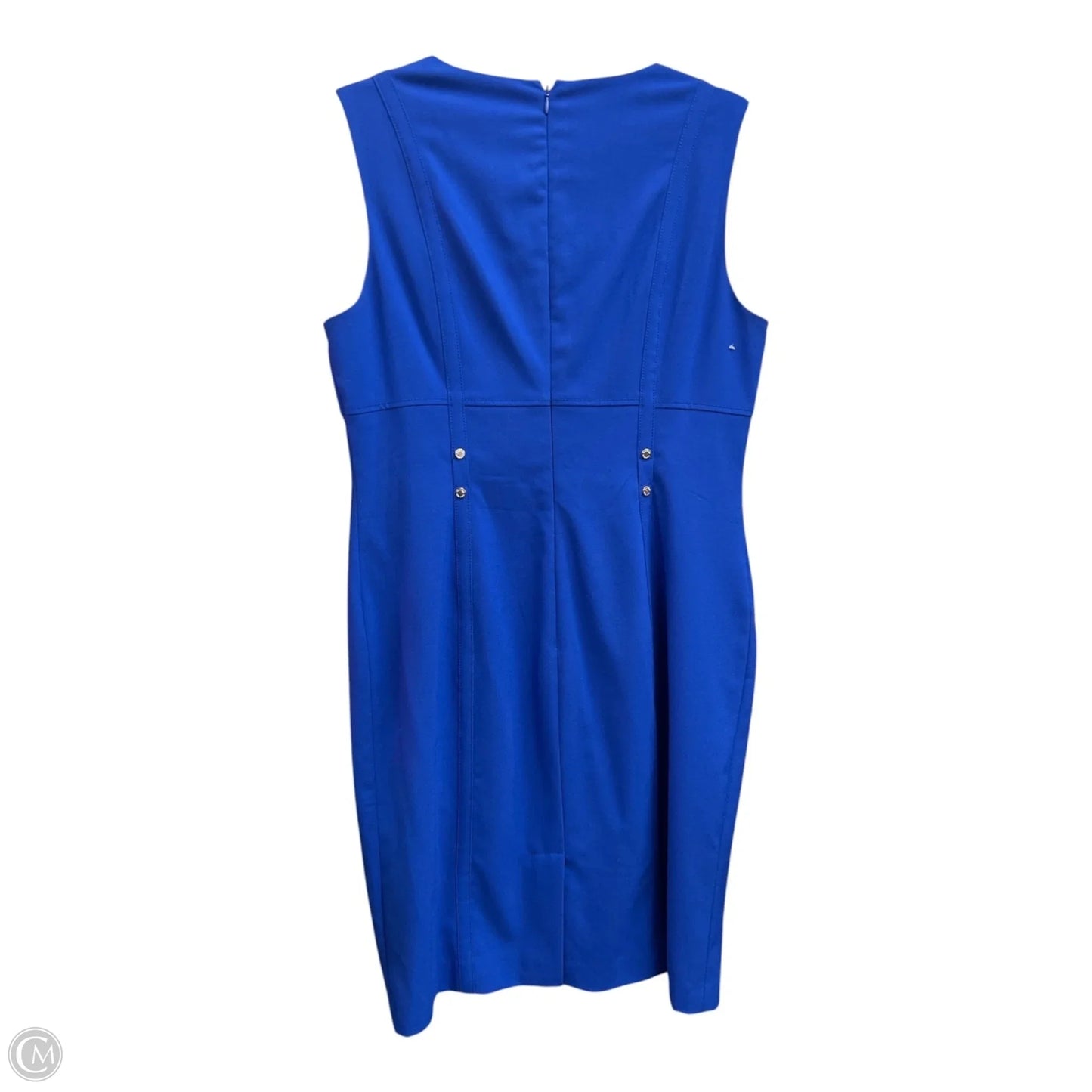 Dress Casual Short By Calvin Klein In Blue, Size: 12