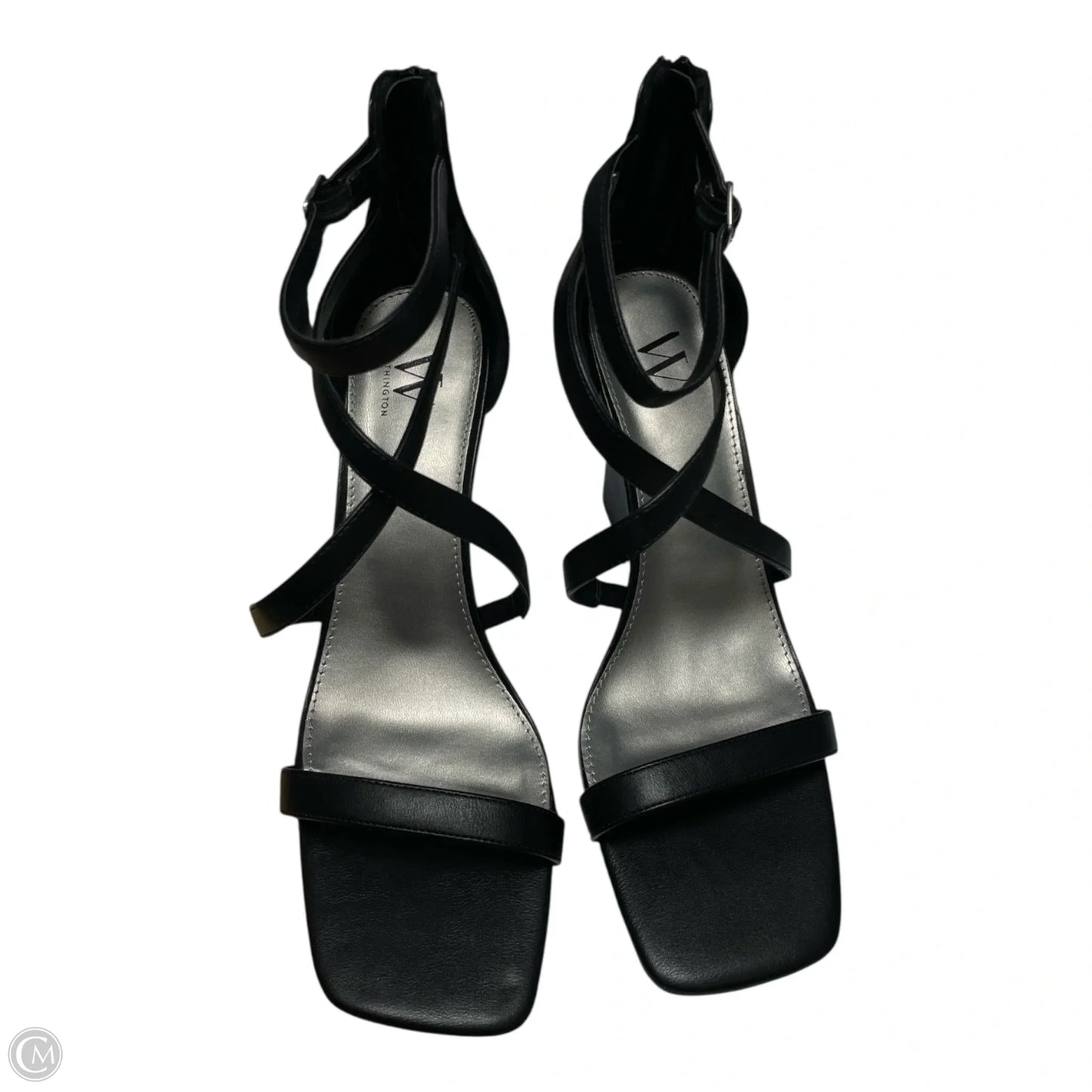 Sandals Heels Wedge By Worthington In Black, Size: 11