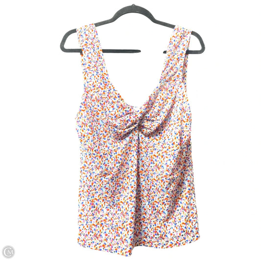 Top Sleeveless By Cabi In Multi-colored, Size: M