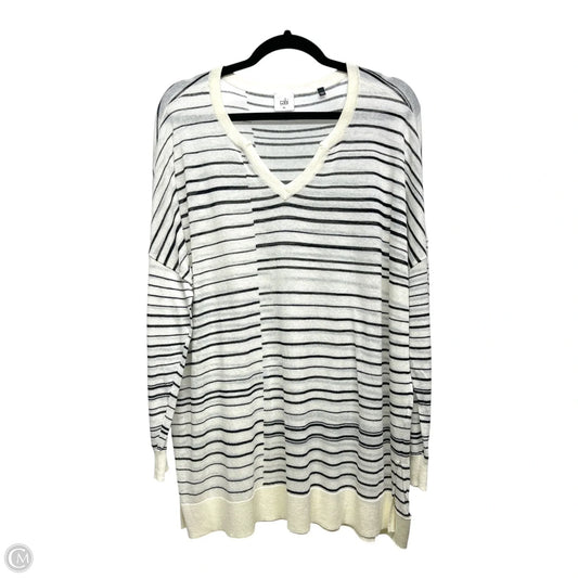 Sweater By Cabi In Striped Pattern, Size: Xl
