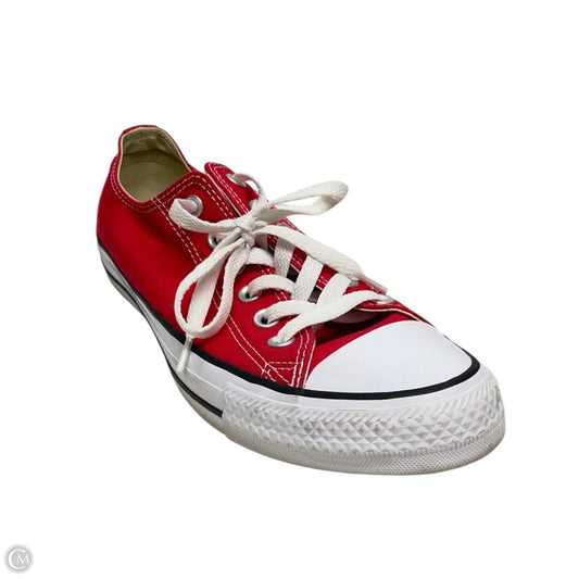 Shoes Sneakers By Converse In Red, Size: 9.5