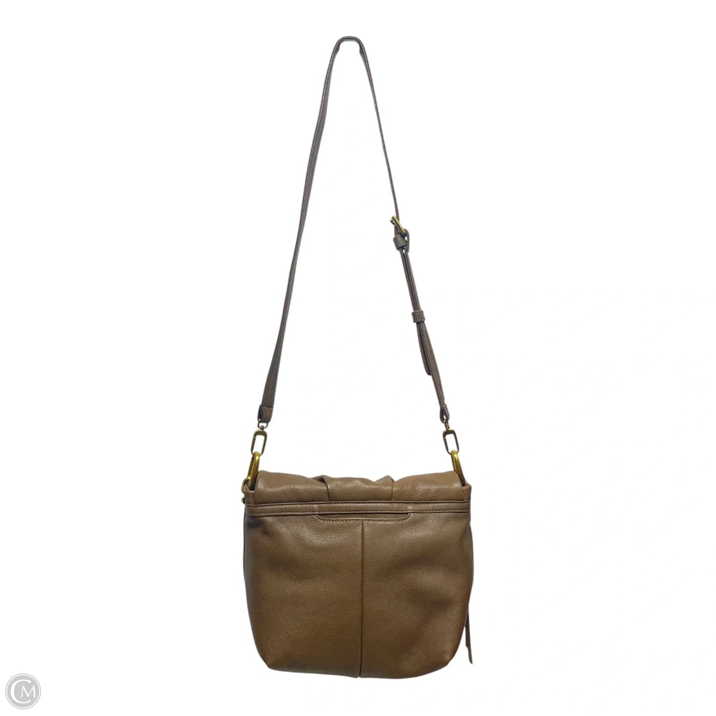 Handbag Leather By Hobo Intl, Size: Medium