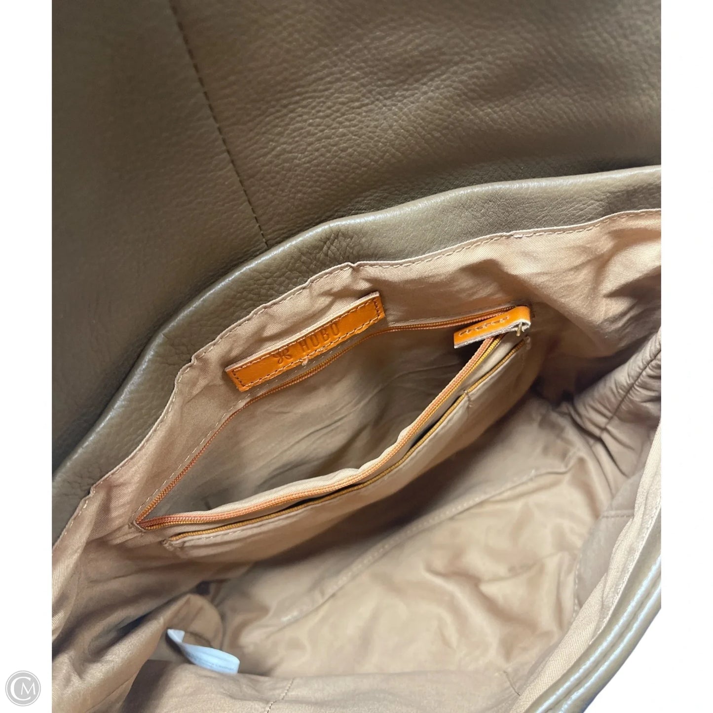 Handbag Leather By Hobo Intl, Size: Medium