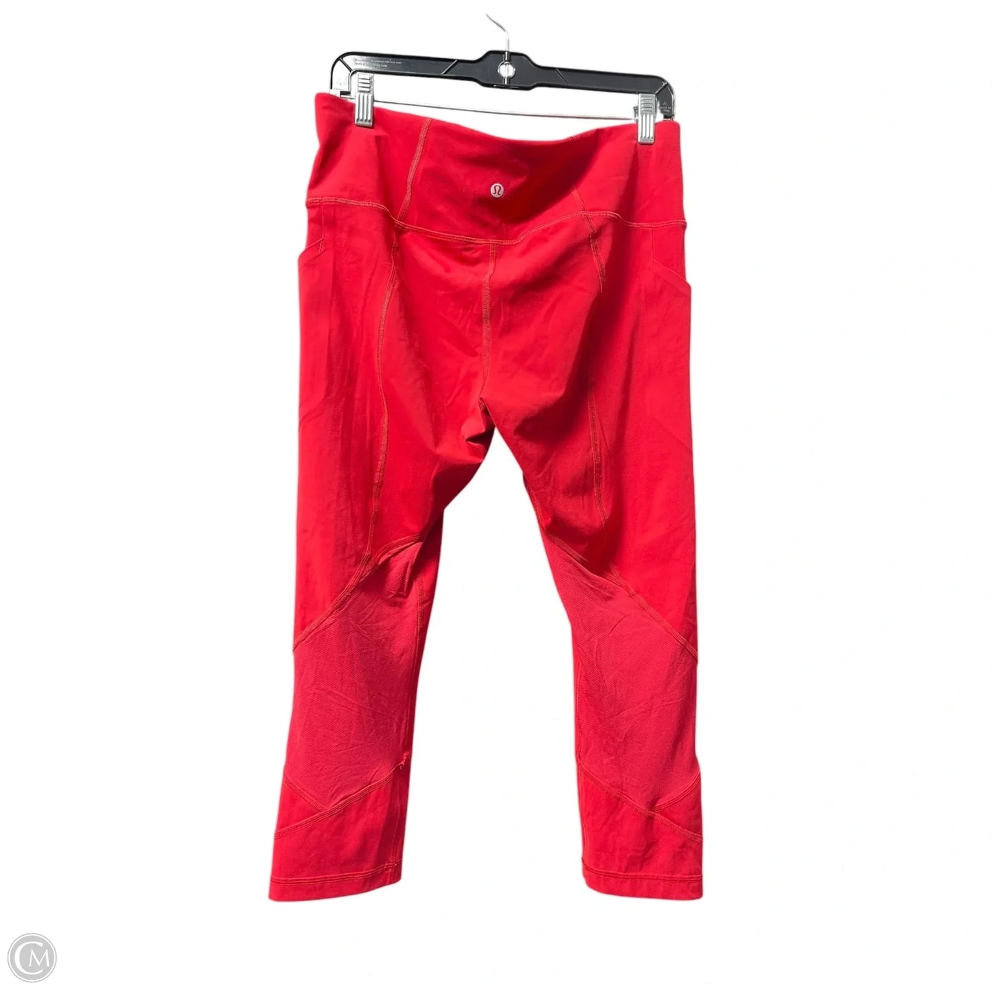 Athletic Leggings By Lululemon In Red, Size: L