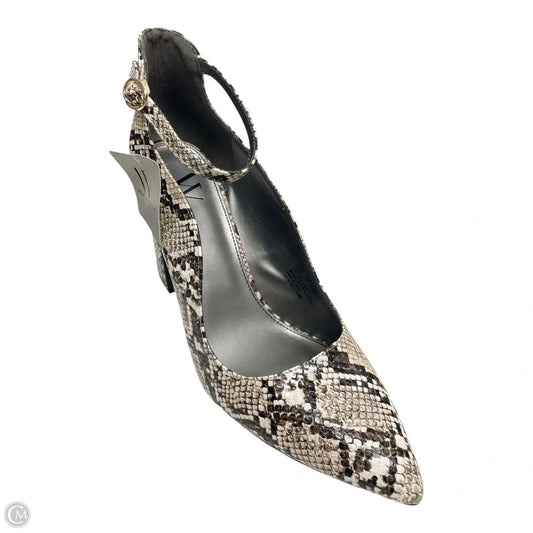 Shoes Heels Block By Worthington In Animal Print, Size: 11