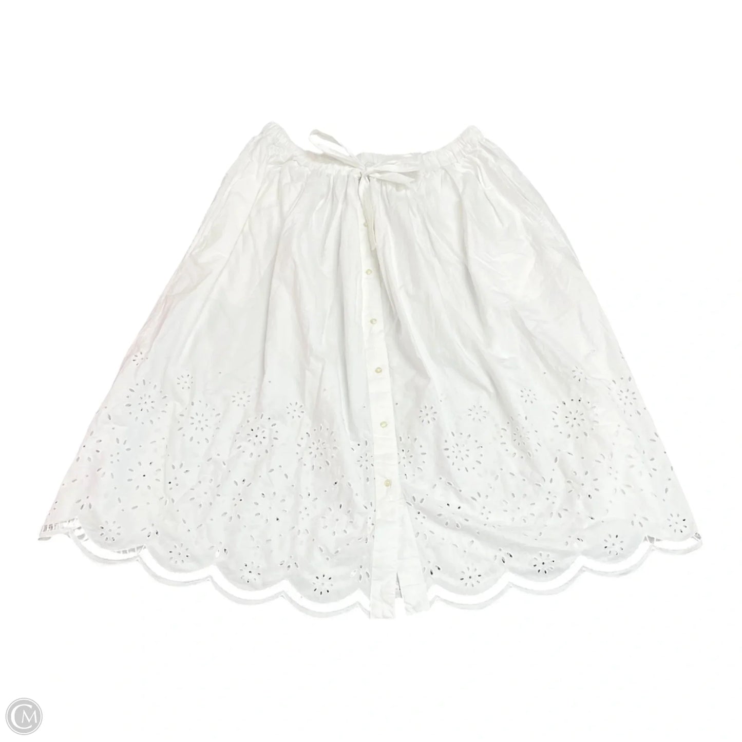 Skirt Midi By Free Assembly In White, Size: 3x