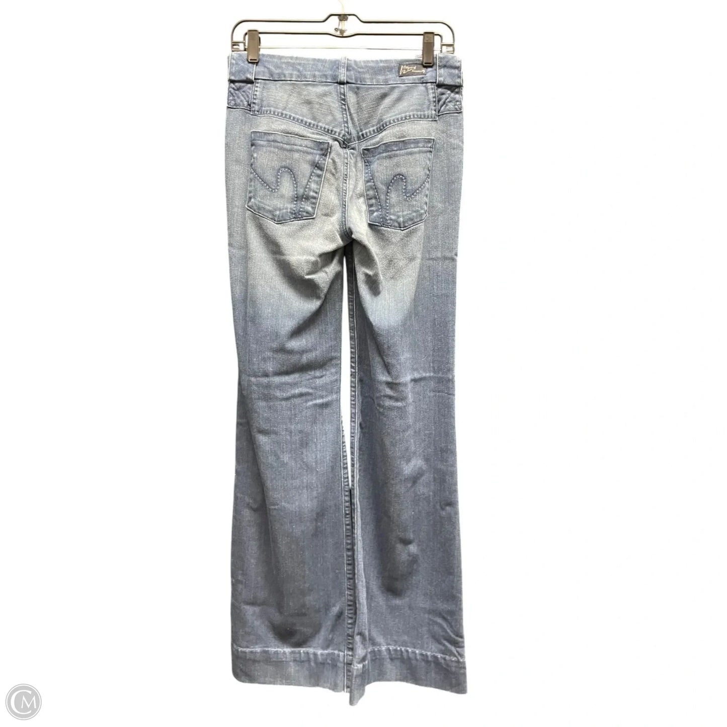 Jeans Wide Leg By Citizens Of Humanity In Blue Denim, Size: S