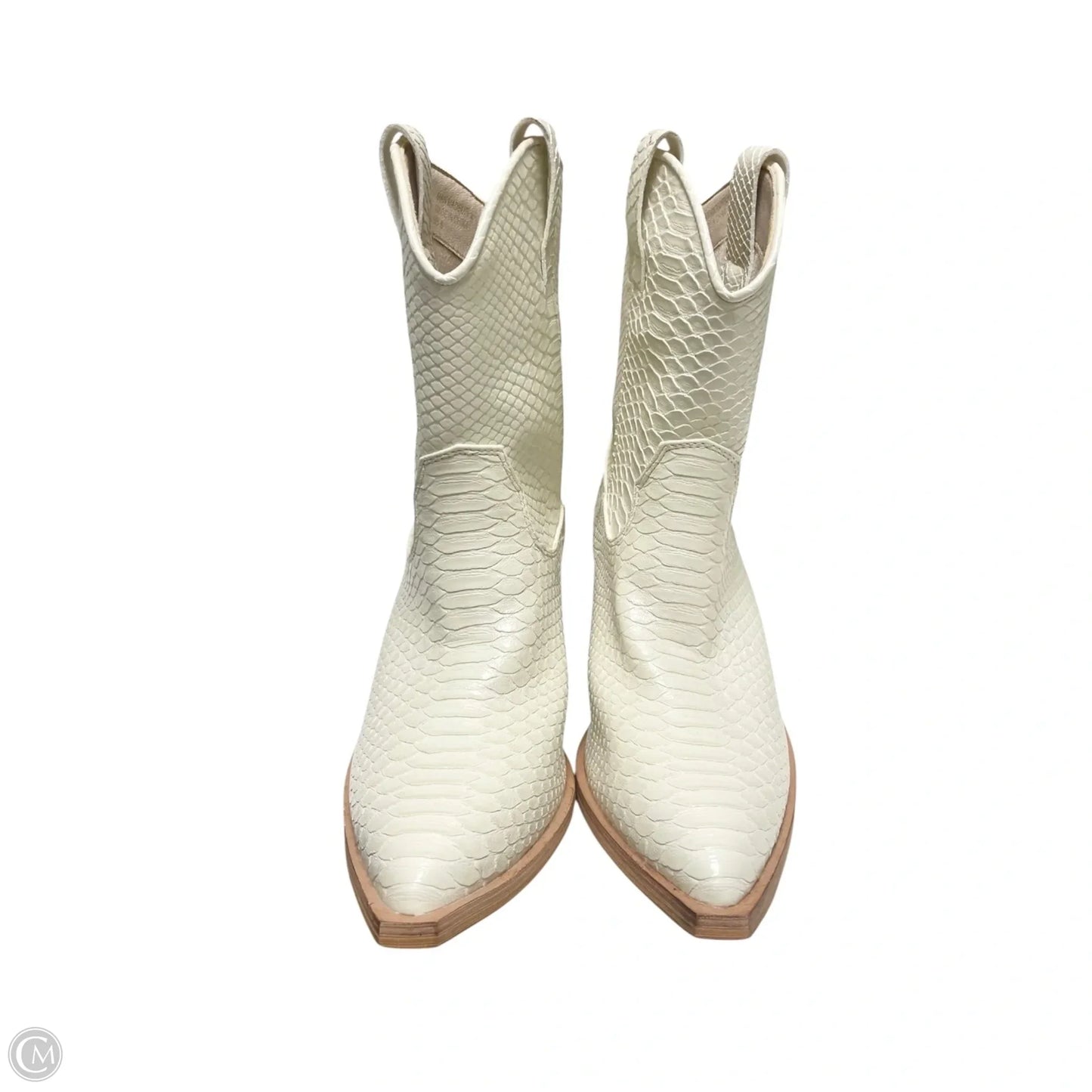 Boots Western By Mi iM In Ivory, Size: 6