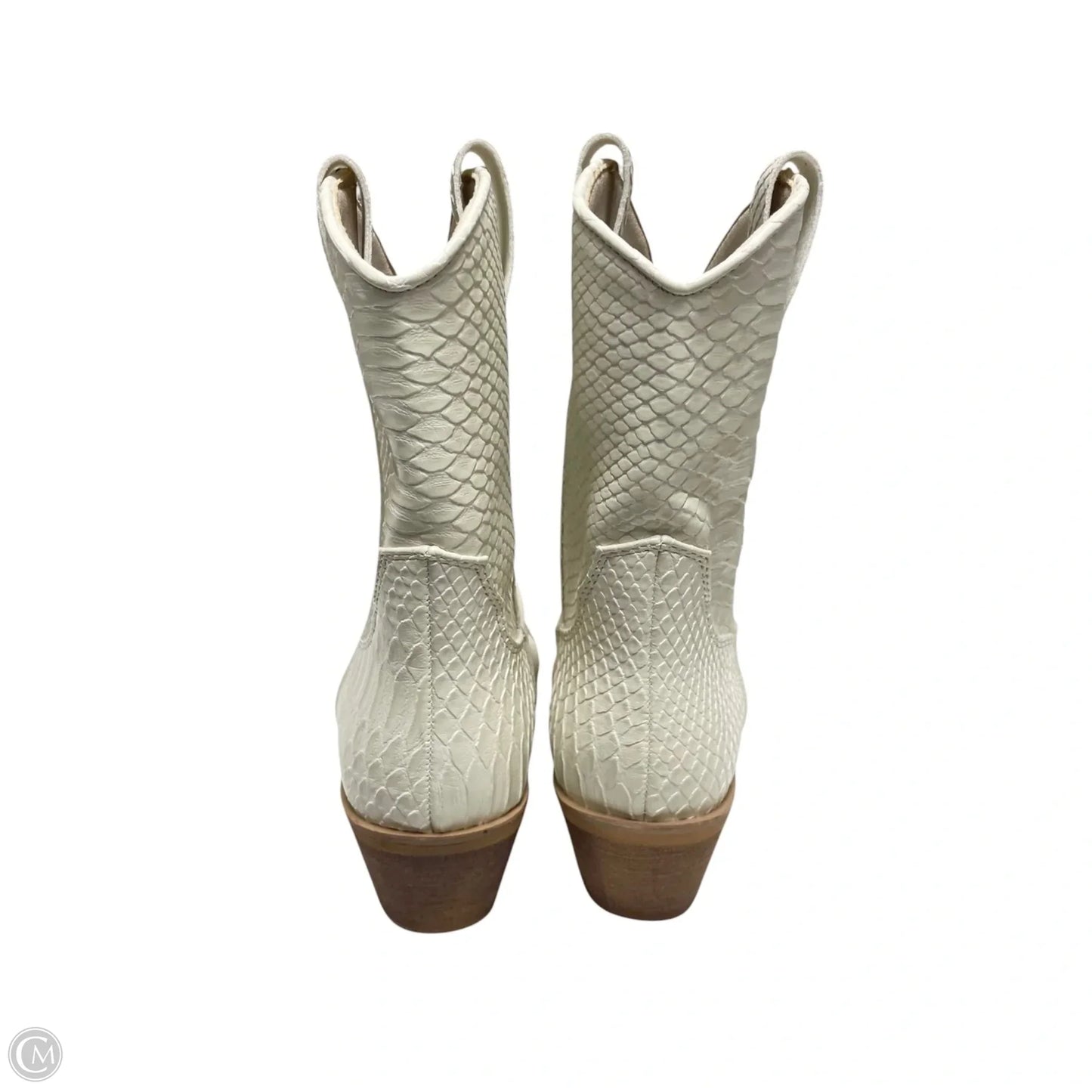 Boots Western By Mi iM In Ivory, Size: 6