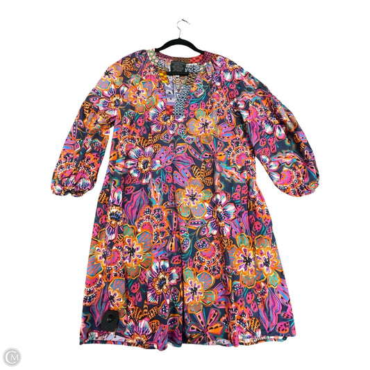 Dress Designer By Johnny Was In Multi-colored, Size: L