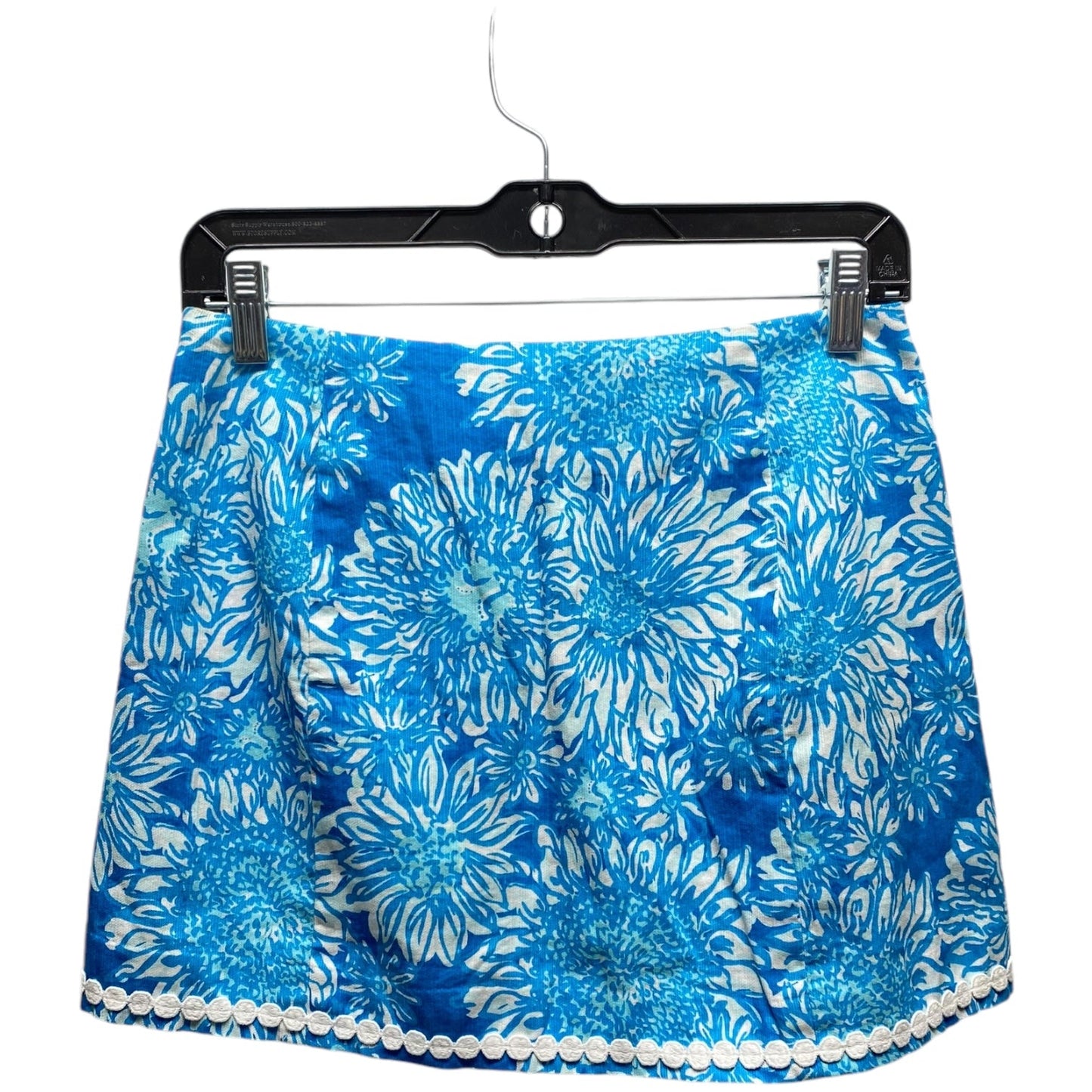 Skort Designer By Lilly Pulitzer In Blue & White, Size: 0