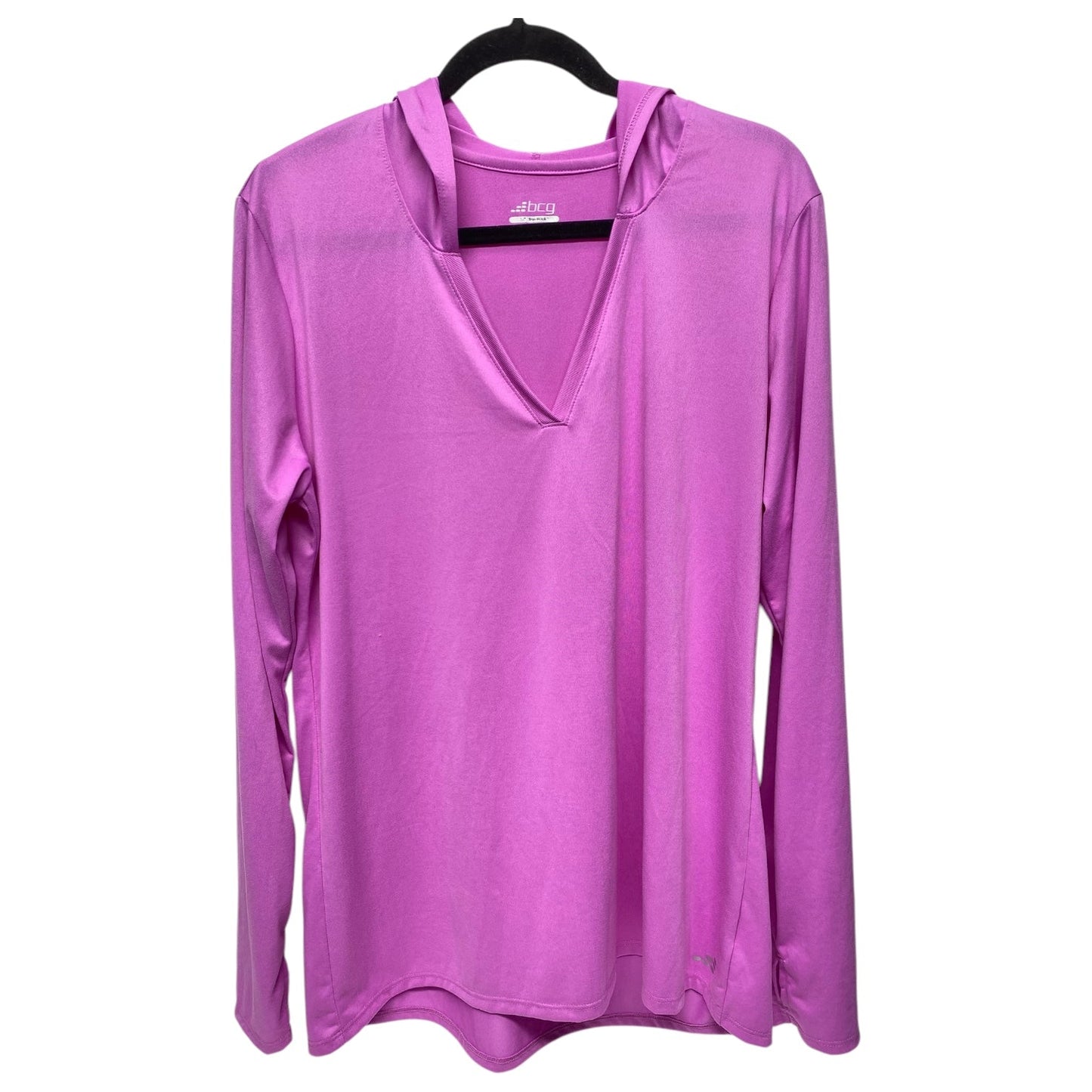 Athletic Top Long Sleeve Hoodie By Bcg In Pink, Size: Xl