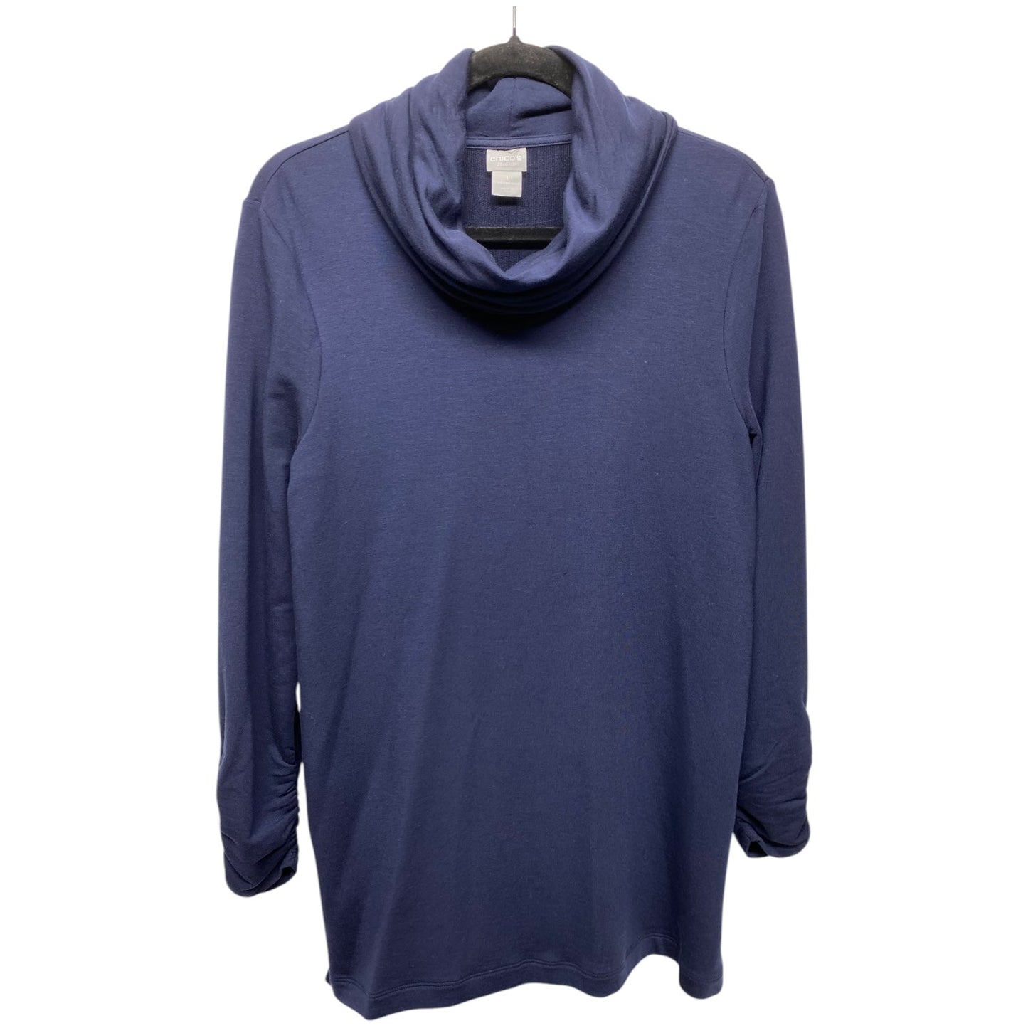 Top Long Sleeve By Chicos In Navy, Size: M