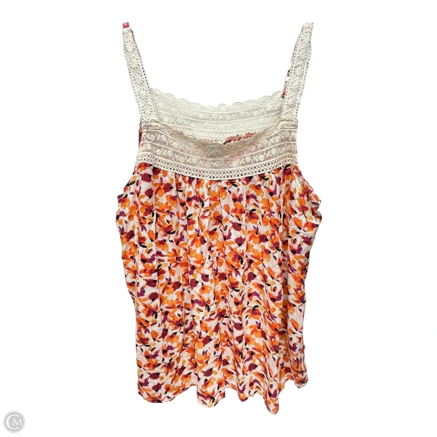 Top Sleeveless By Torrid In Orange, Size: L
