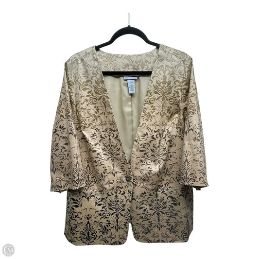 Blazer By Catherines In Tan, Size: Xl