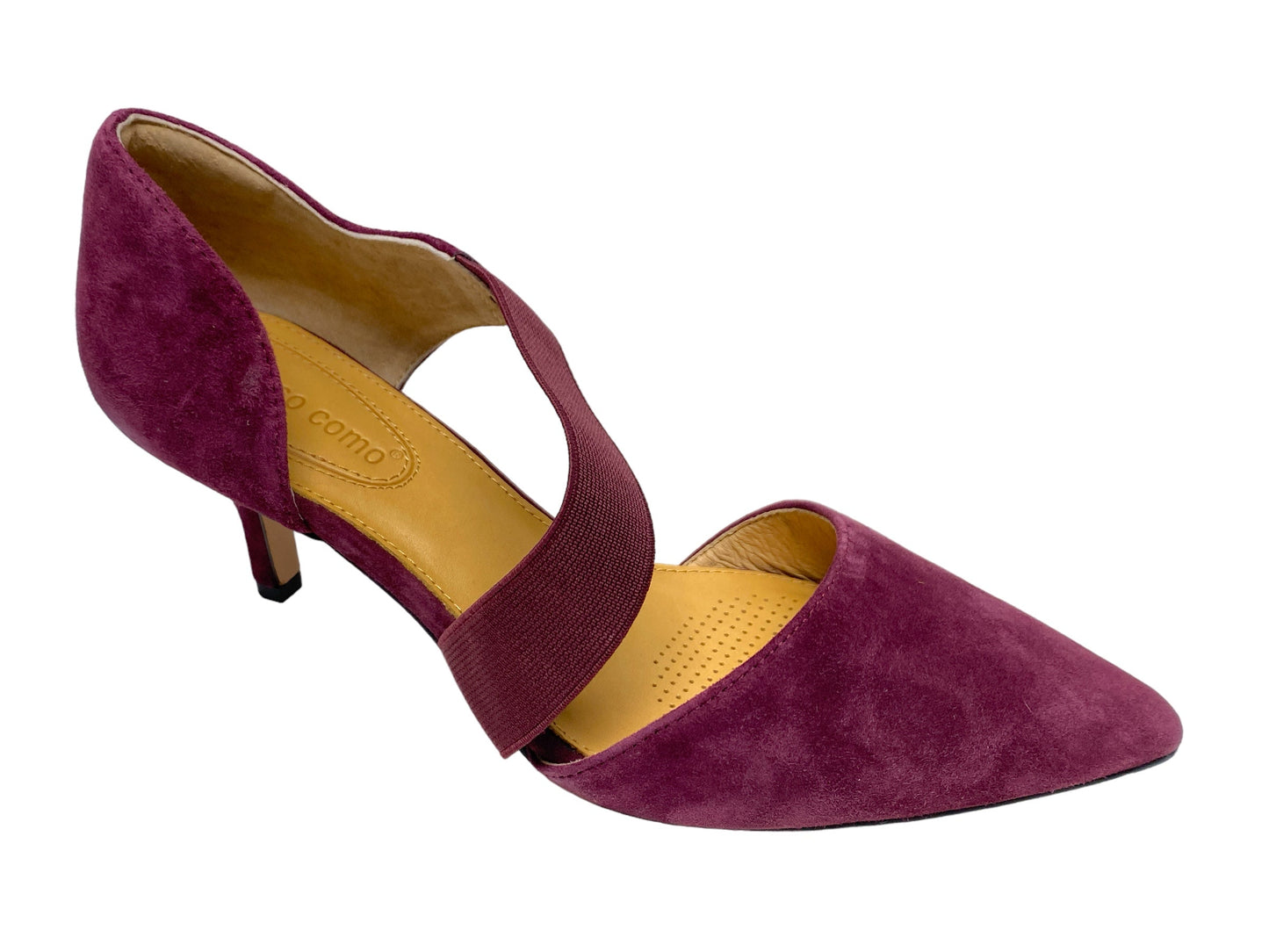 Purple Shoes Heels Kitten Corso Como, Size 7.5
