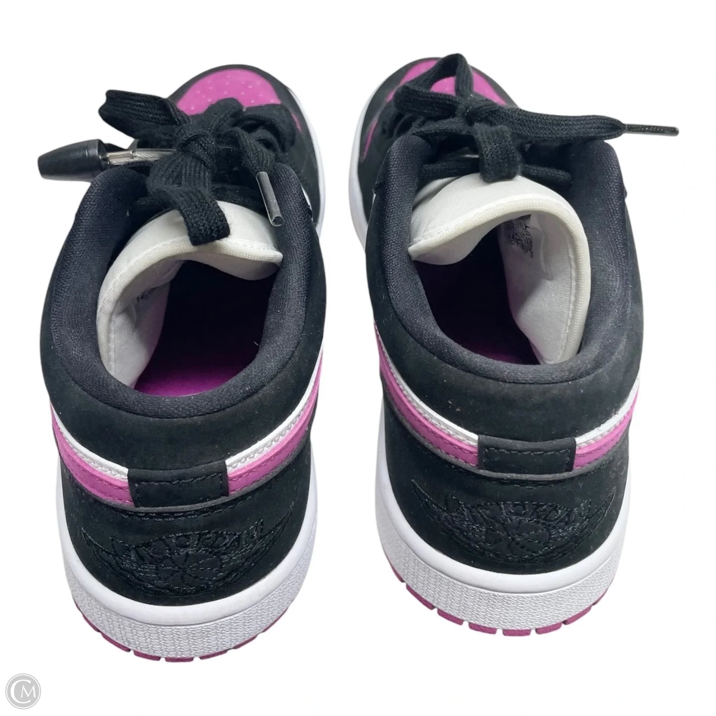 Shoes Luxury Designer By Jordan In Black & Purple, Size: 8