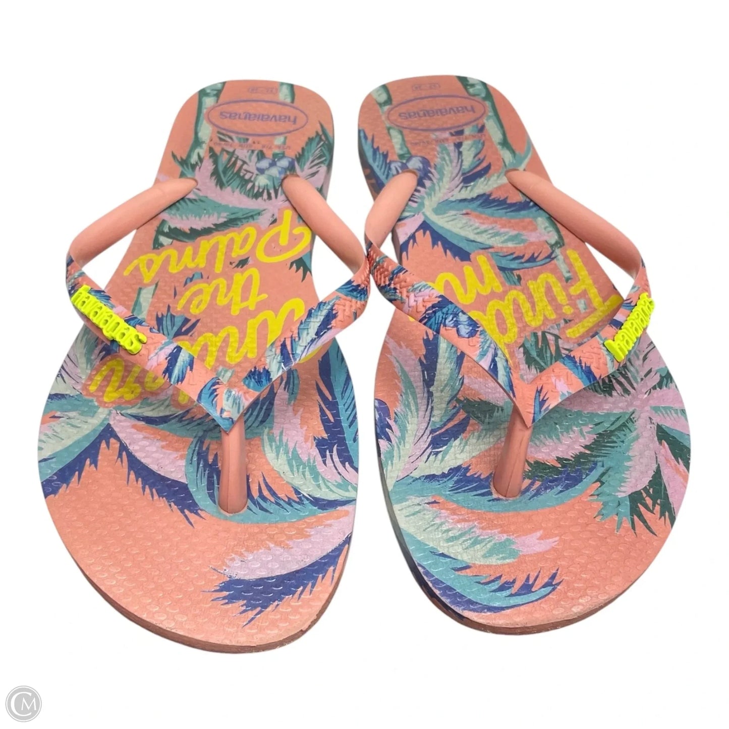 Sandals Flip Flops By Havaianas In Tropical Print, Size: 8