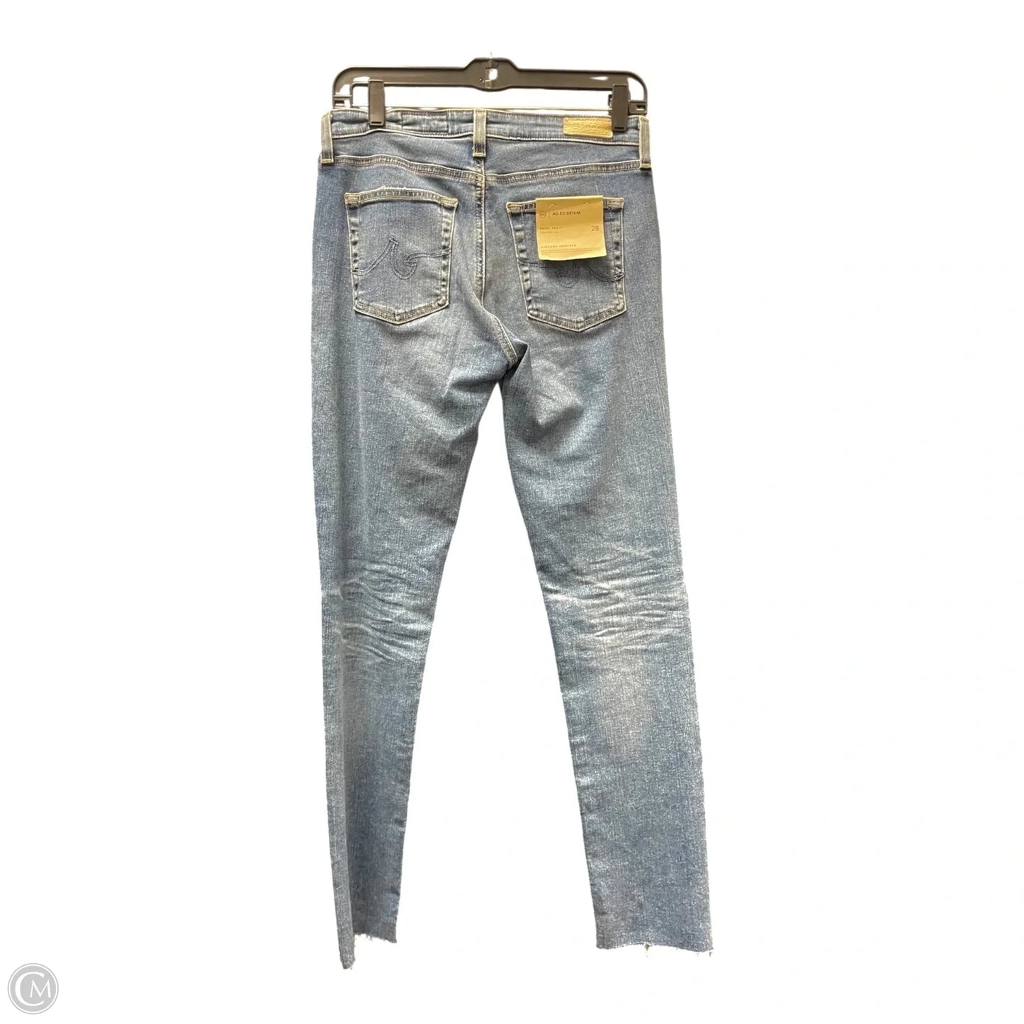 Jeans Skinny By Ag Jeans In Blue, Size: 28