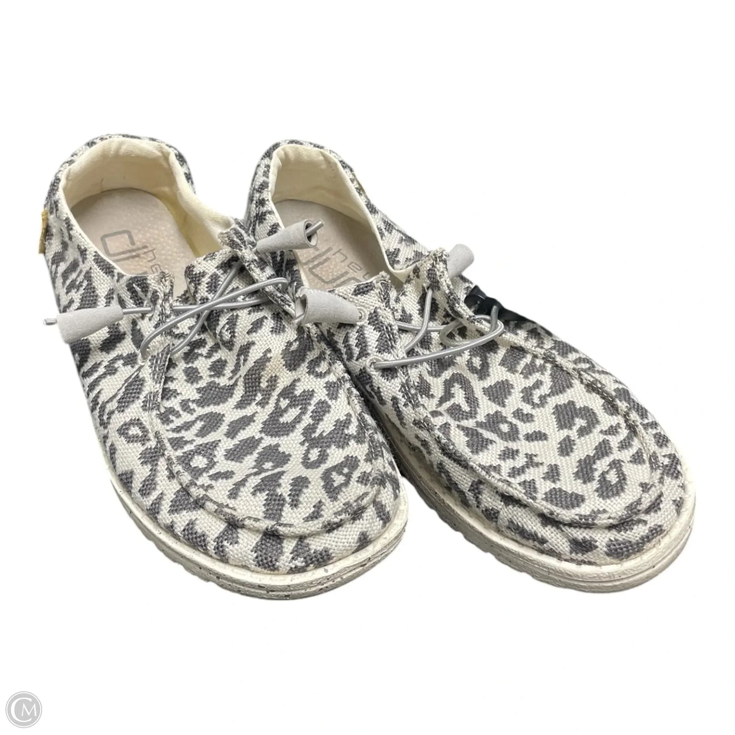 Shoes Flats By Hey Dude In Leopard Print, Size: 7