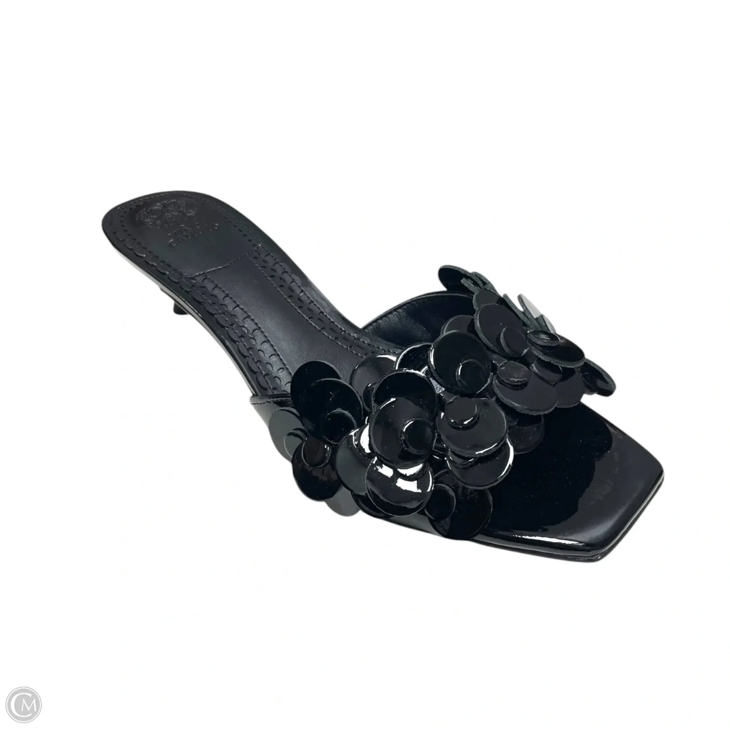 Sandals Heels Kitten By Vince Camuto In Black, Size: 8
