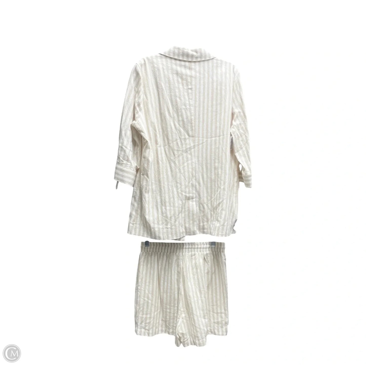 Shorts Set By Allie Rose In Striped Pattern, Size: M