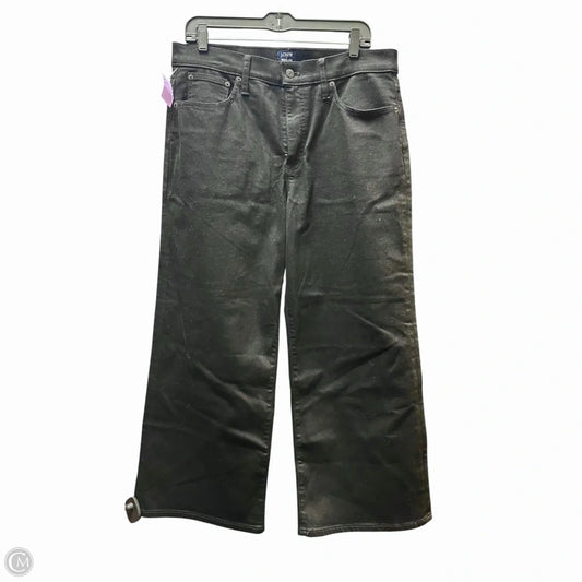 Jeans Wide Leg By J. Crew In Black, Size: 12