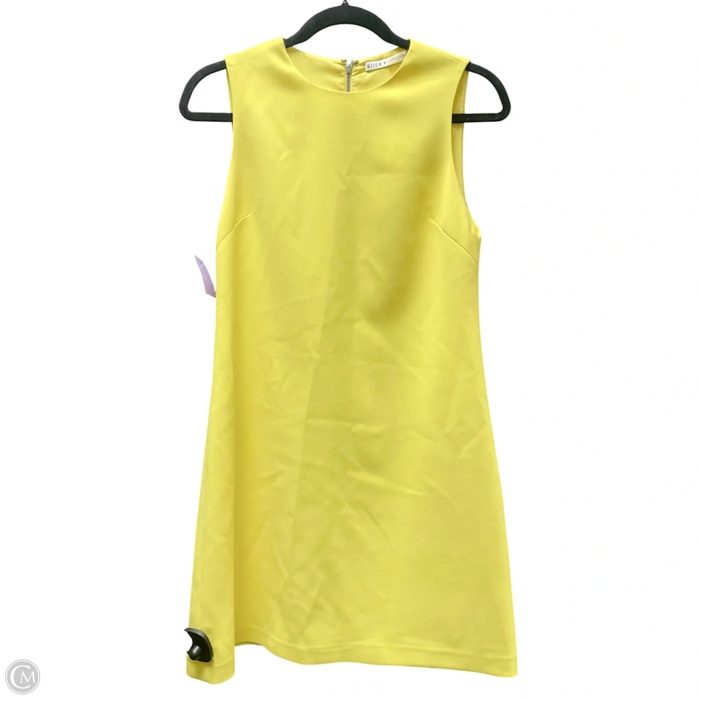 Dress Designer By Alice + Olivia In Yellow, Size: 0
