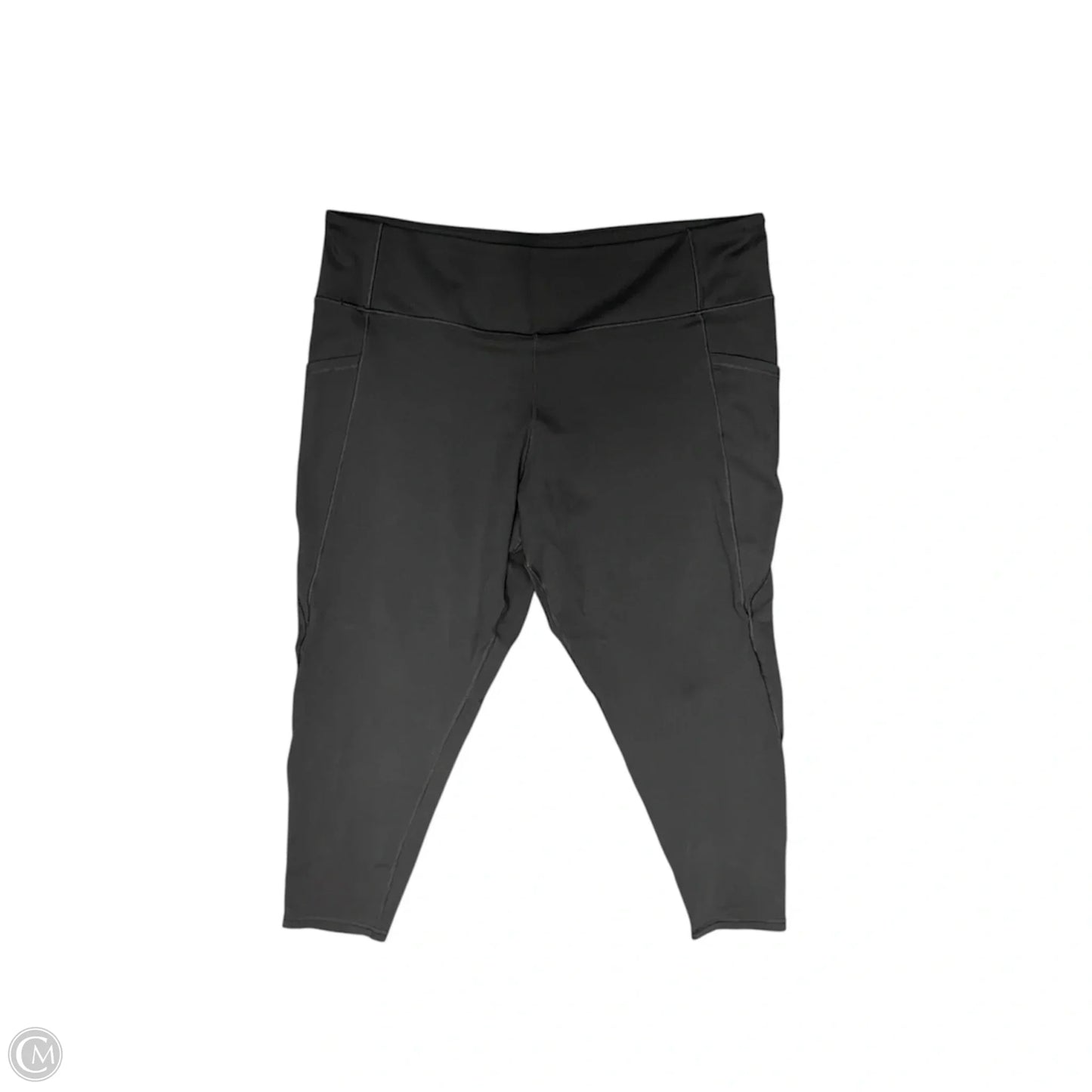 Athletic Capris By Freely In Black, Size: 3x