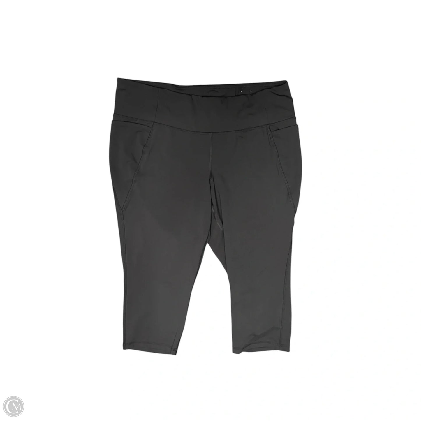Athletic Capris By Livi Active In Black, Size: 3x