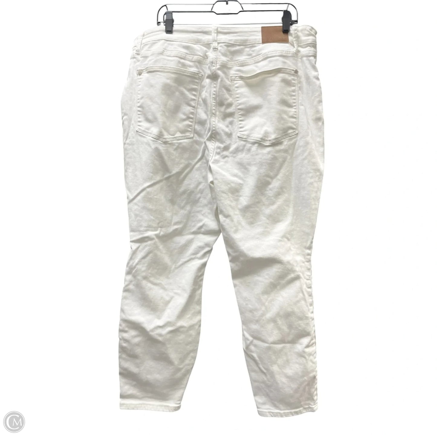 Jeans Skinny By Judy Blue In White, Size: 22