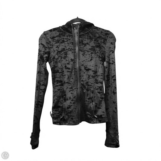 Athletic Jacket By Lululemon In Black, Size: 0