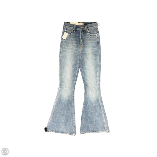 Jeans Flared By 7 For All Mankind In Blue, Size: 0