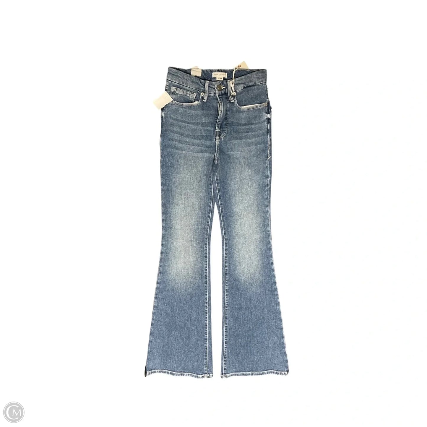 Jeans Flared By Good American In Blue, Size: 2