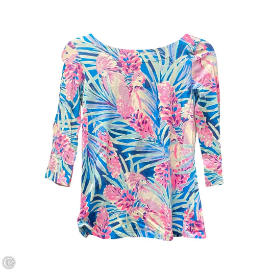 Top 3/4 Sleeve By Lilly Pulitzer In Multi-colored, Size: Xs