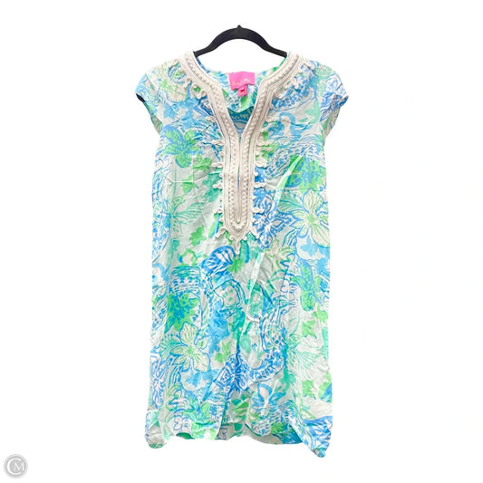 Dress Casual Short By Lilly Pulitzer In Blue & Green, Size: Xs