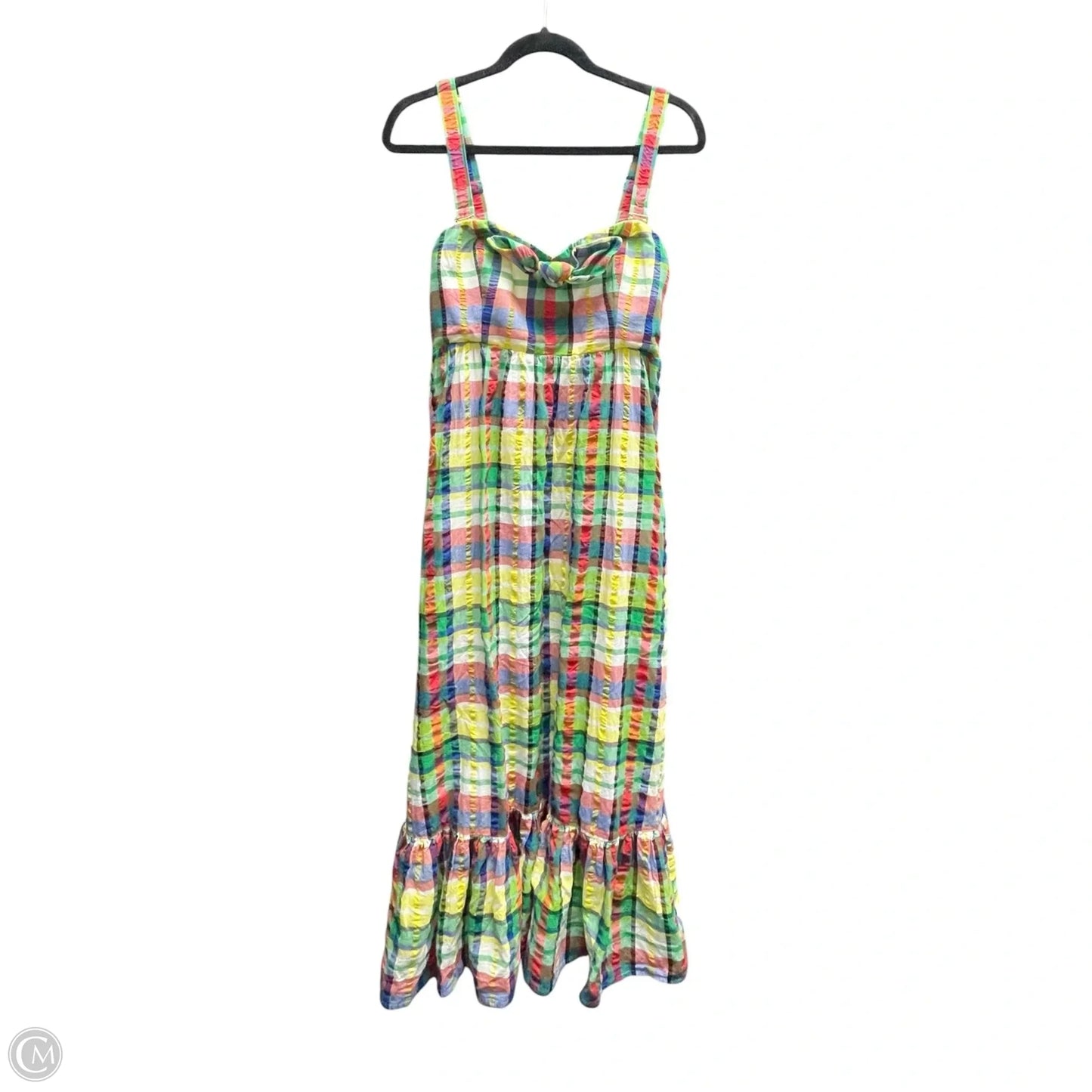 Dress Designer By Kate Spade In Plaid Pattern, Size: 10