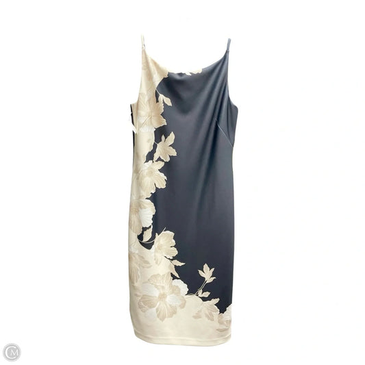 Dress Casual Midi By Donna Karan In Floral Print, Size: 16