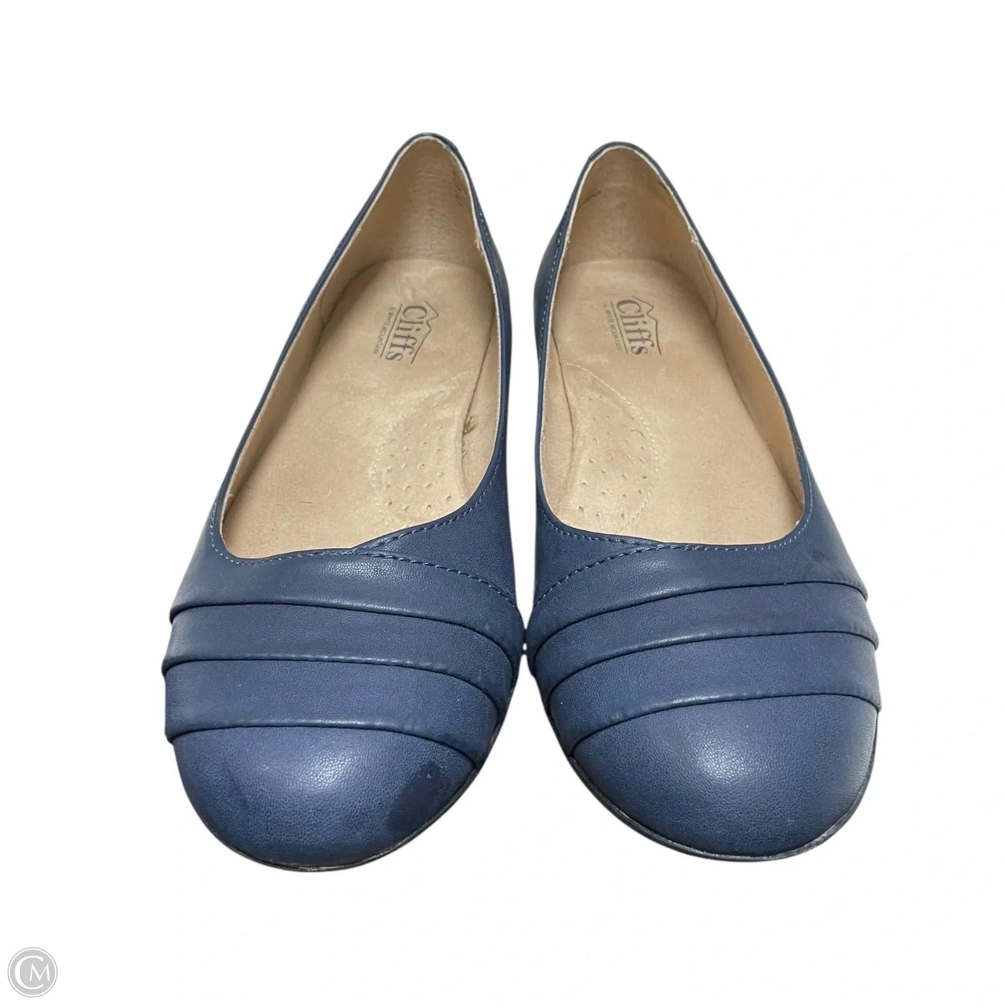 Shoes Flats By Cliffs By White Mountain In Navy, Size: 10