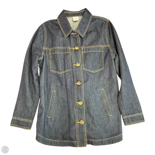 Jacket Denim By Cabi In Blue, Size: M