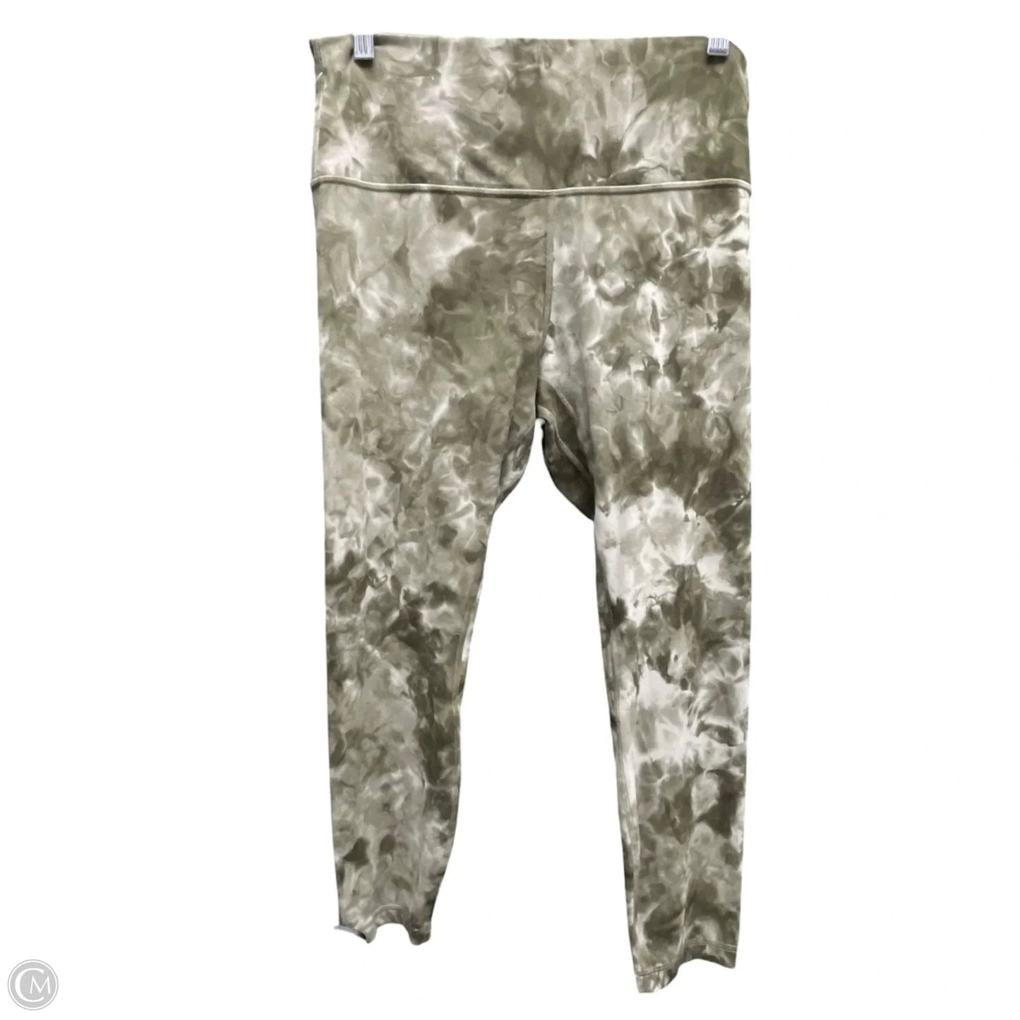 Athletic Leggings By Lululemon In Tie Dye Print, Size: 12