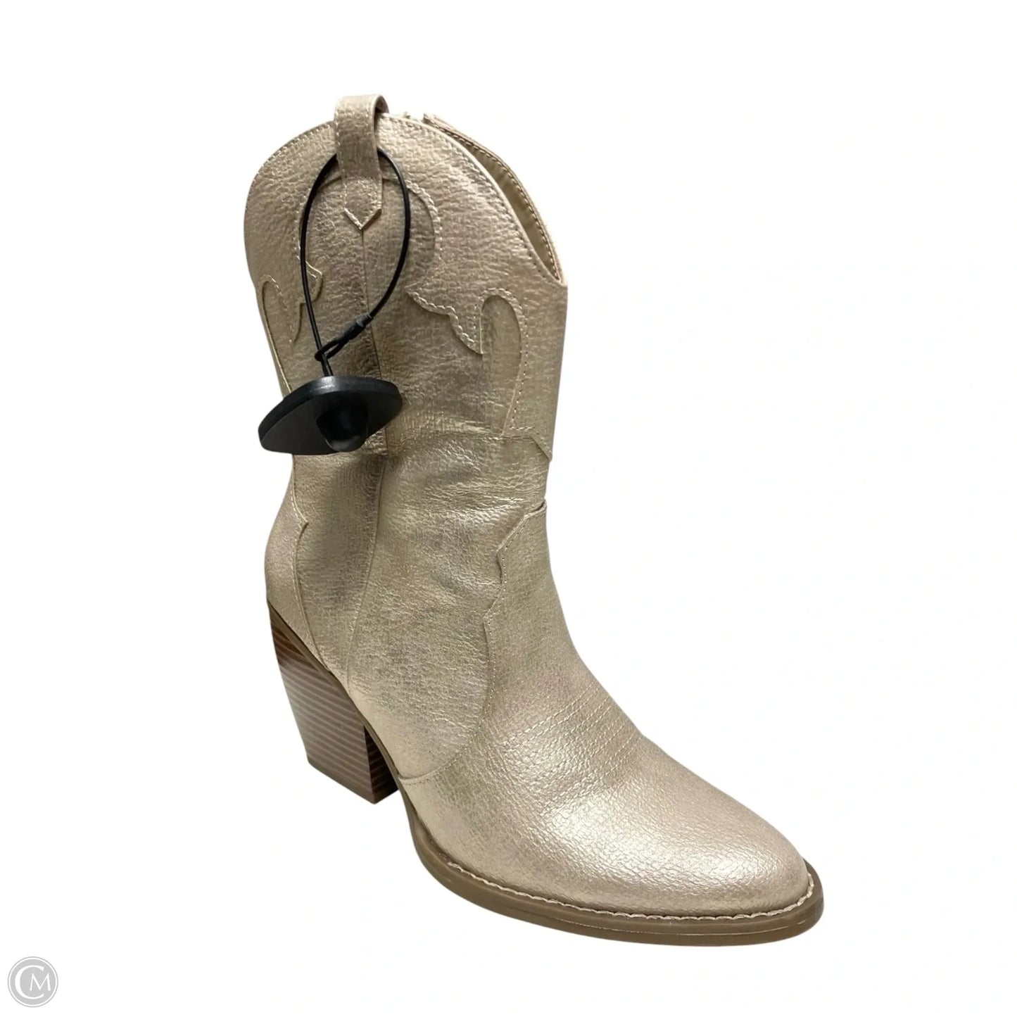 Boots Western By Mix No 6 In Gold, Size: 6.5
