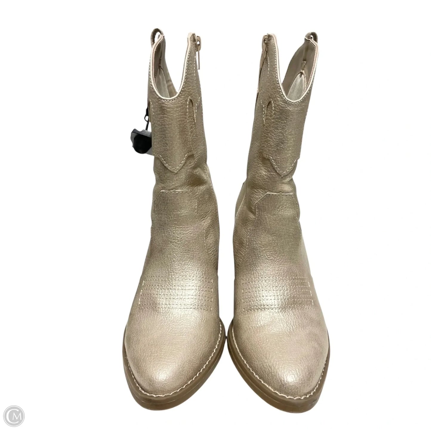 Boots Western By Mix No 6 In Gold, Size: 6.5