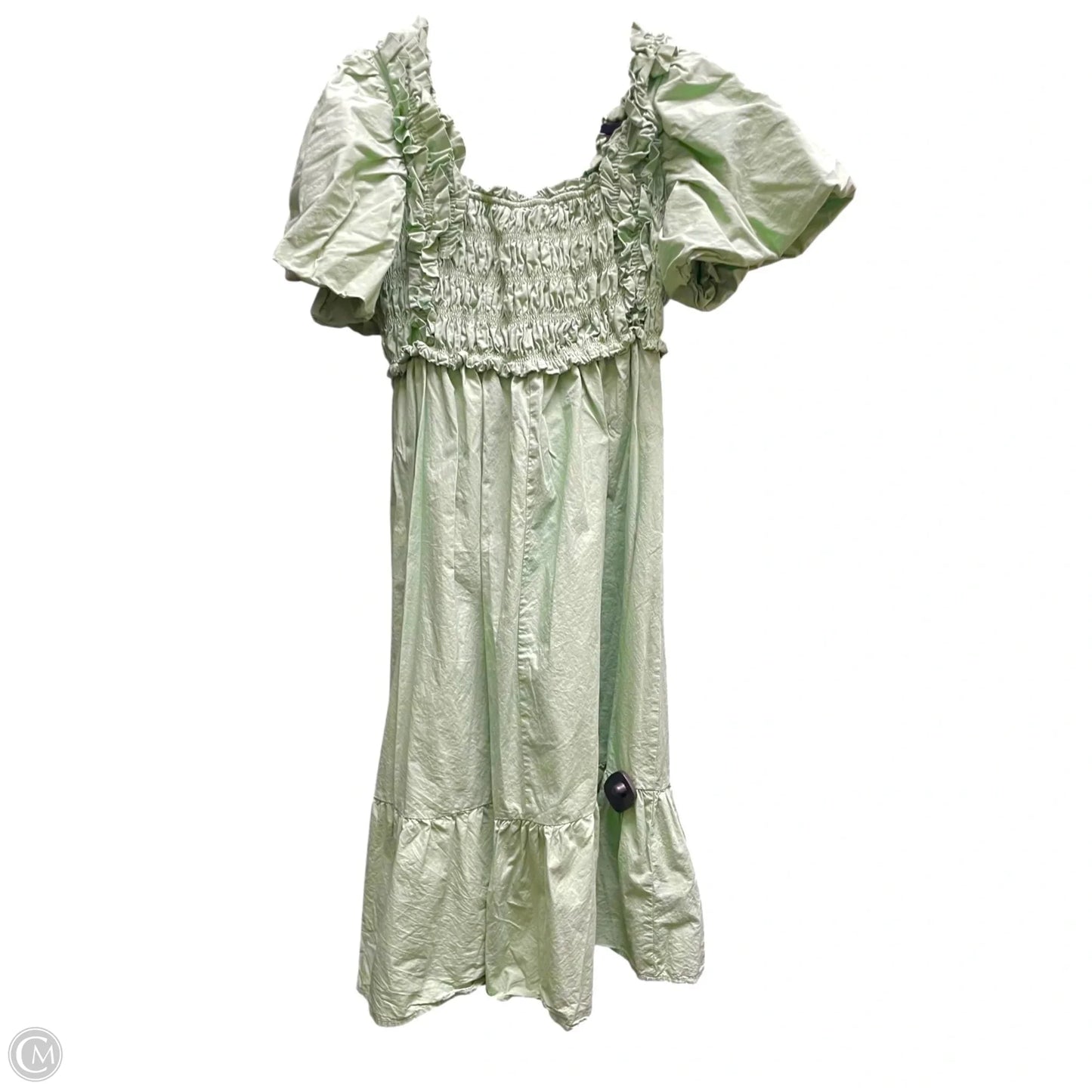 Dress Casual Midi By English Factory In Green, Size: M
