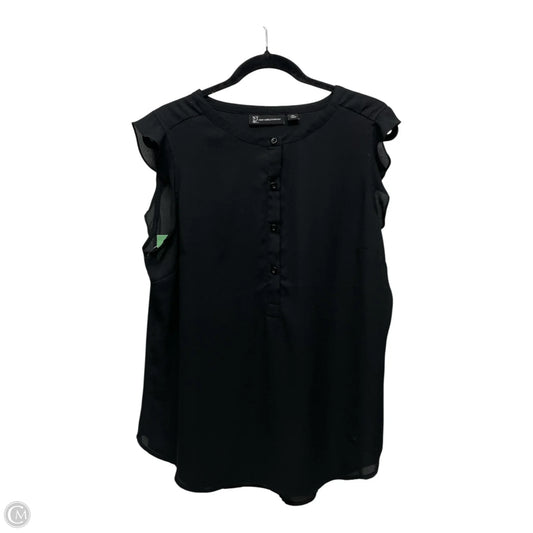 Top Sleeveless By New York And Co In Black, Size: Xl