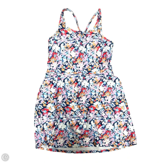 Athletic Dress By Freely In Floral Print, Size: M