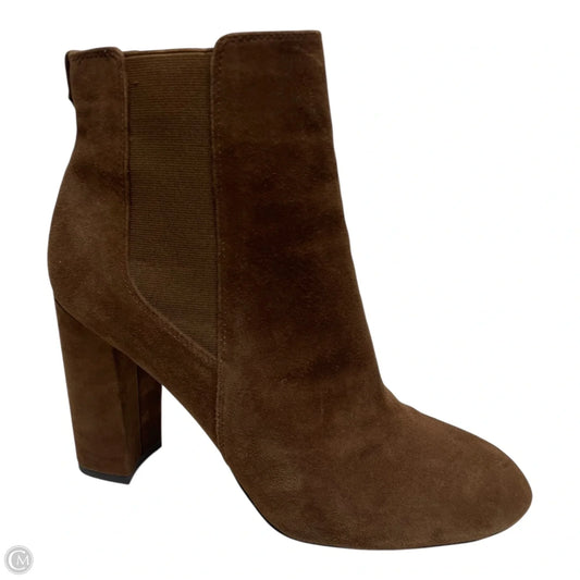 Boots Ankle Heels By Sam Edelman In Brown, Size: 10