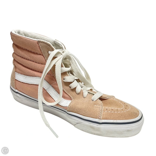 Shoes Sneakers By Vans In Peach, Size: 6
