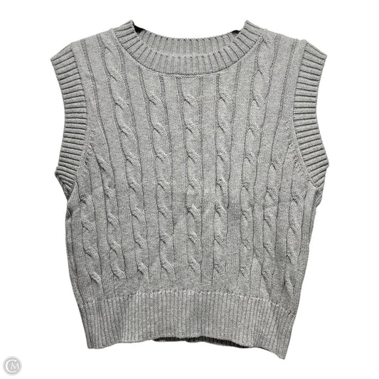 Vest Sweater By Forever 21 In Grey, Size: Xs