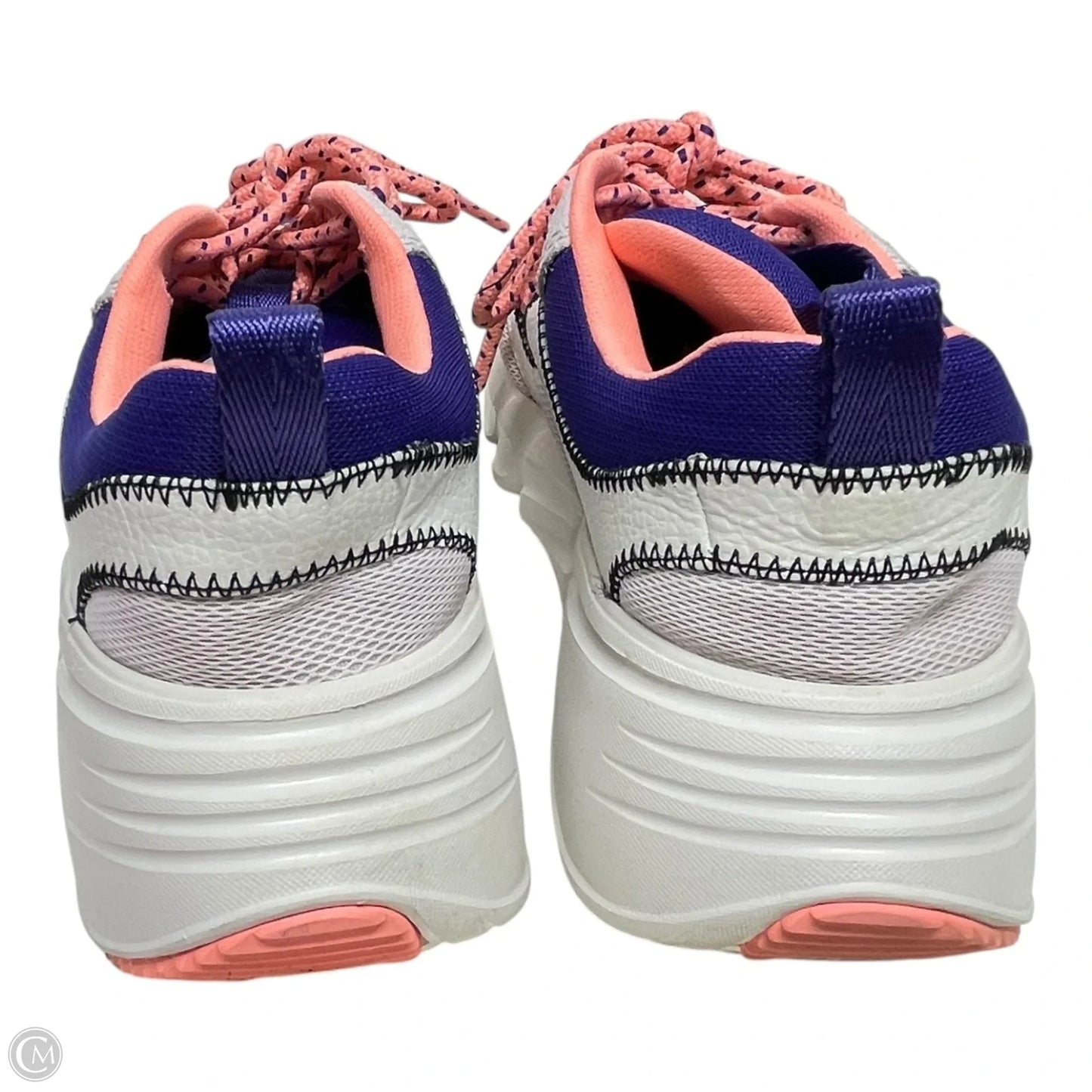 Shoes Designer By Ugg In Purple & White, Size: 9.5